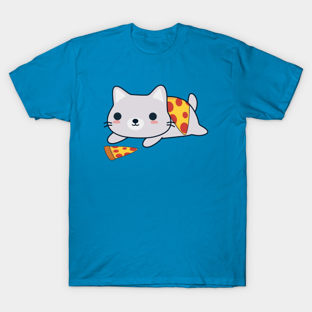 Cute Pizza Cat Cat TShirt TeePublic